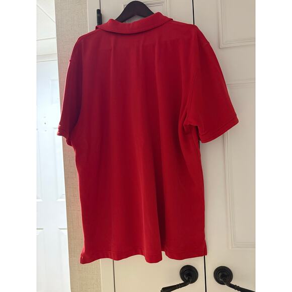 L.L. Bean Red Mens Polo Size XXL Tall - Picture 2 of 3